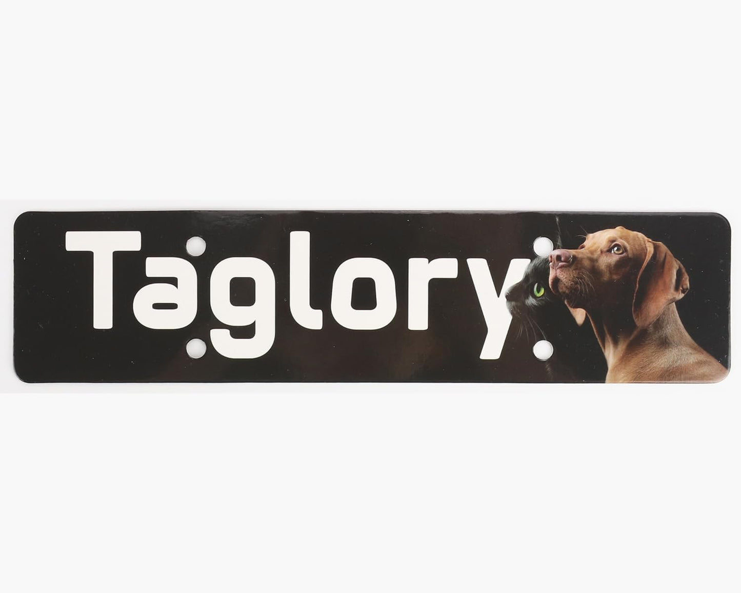 Taglory Reflective Nylon Dog Collar with Safety Buckle, Adjustable Pet Collars with Soft Neoprene Padding for Medium Dogs, Tan