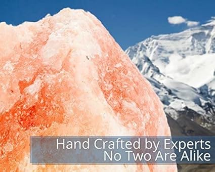 Prime Quality Himalayan Crystal Rock Salt Lamp Natural 2-3 KG Size, Made by Natural Himalayan Salt