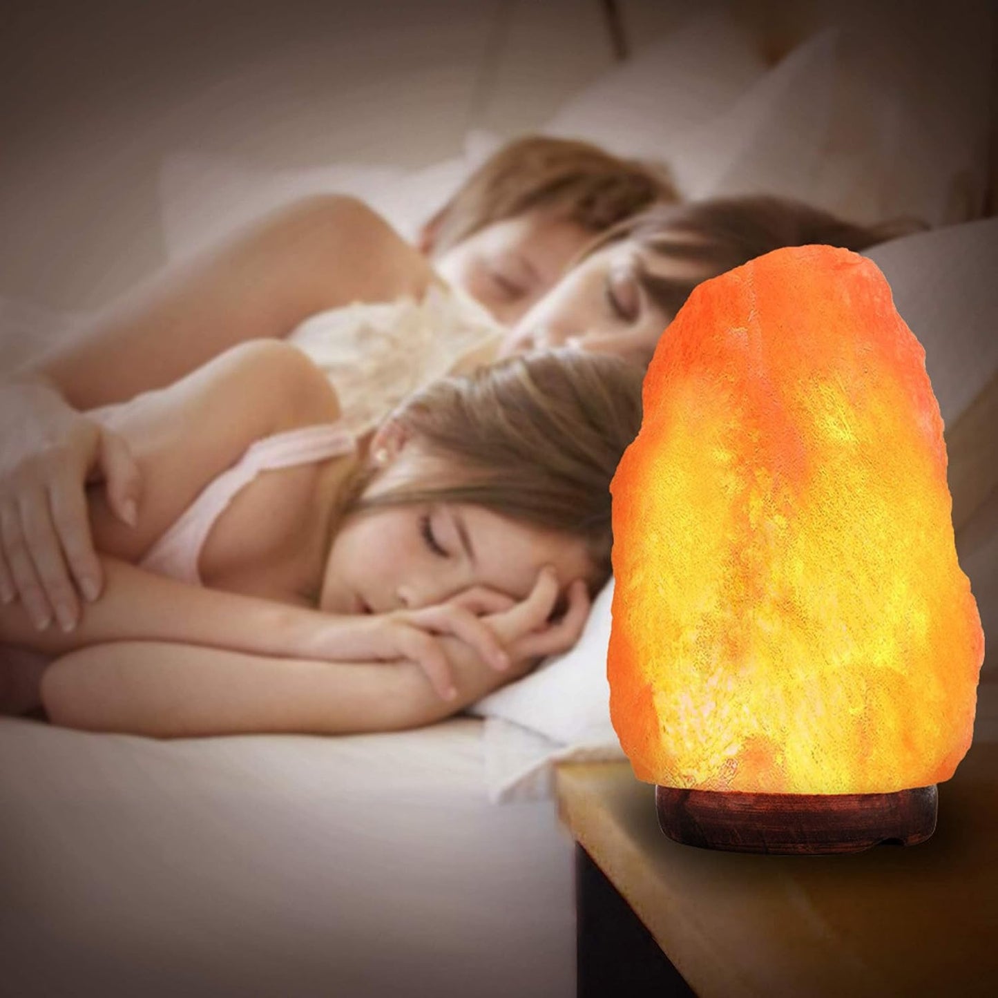 Prime Quality Himalayan Crystal Rock Salt Lamp Natural 2-3 KG Size, Made by Natural Himalayan Salt