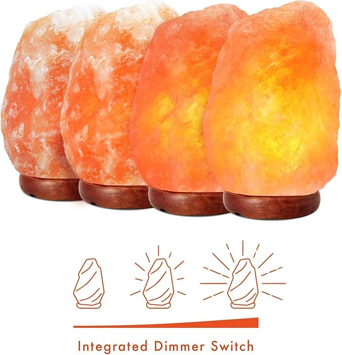 Prime Quality Himalayan Crystal Rock Salt Lamp Natural 2-3 KG Size, Made by Natural Himalayan Salt