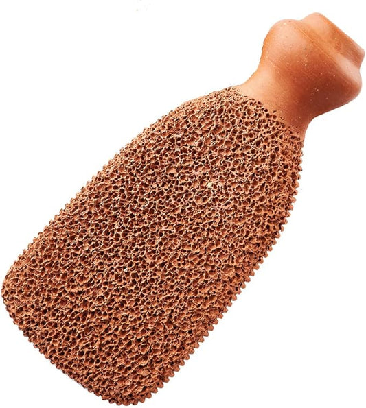 Gilden Tree Terra Cotta Foot Scrubber and Callus Remover – Made from 100% Natural Terra-Cotta for Smooth, Soft Feet