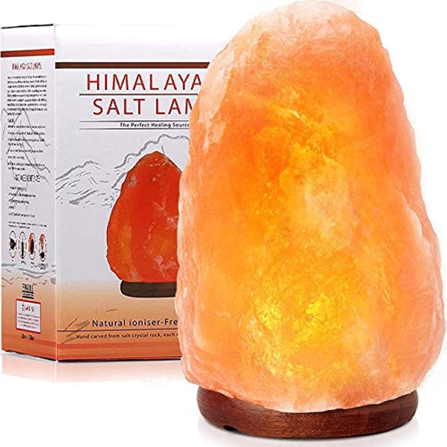 Prime Quality Himalayan Crystal Rock Salt Lamp Natural 2-3 KG Size, Made by Natural Himalayan Salt