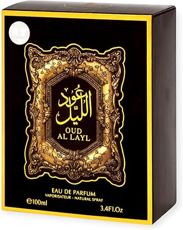 My Perfumes OUD AL LAYL from ARABIYAT Eau De Parfum for Men and Women Long Lasting Arabian Perfume, 100ml