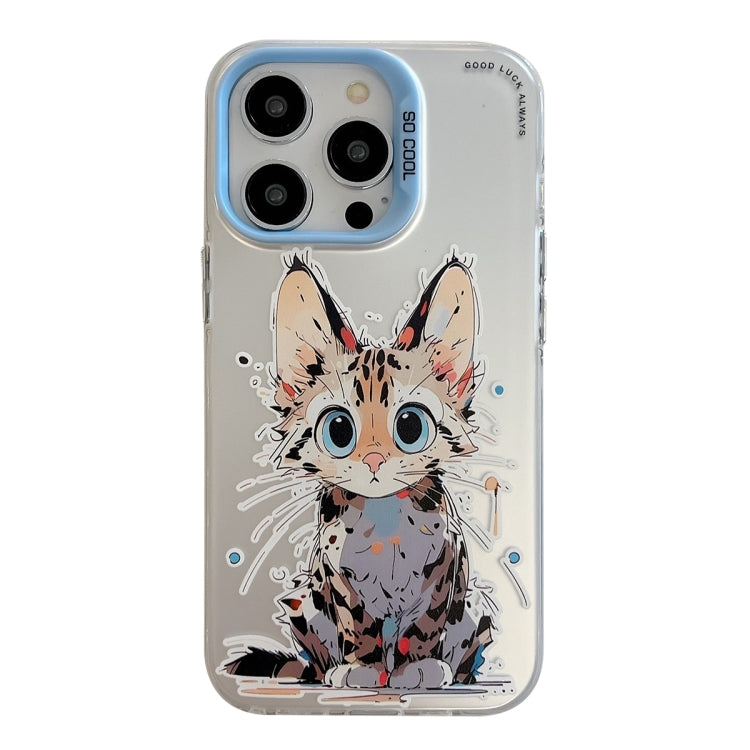 Animal Pattern Oil Painting Series PC + TPU Phone Case, For iPhone 16 Pro