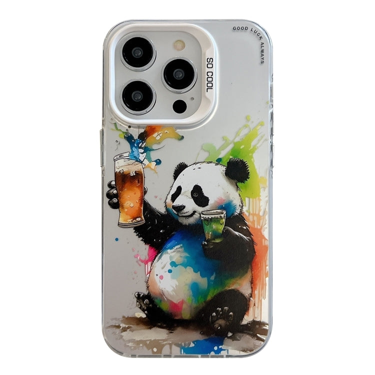 Animal Pattern Oil Painting Series PC + TPU Phone Case, For iPhone 16 Pro