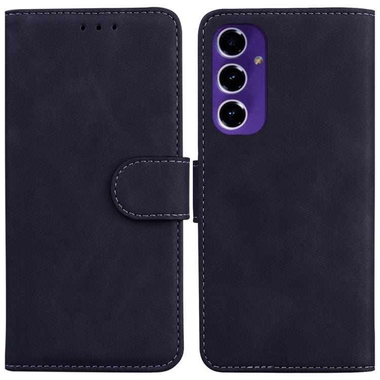 Skin Feel Pure Color Flip Leather Phone Case, For Samsung Galaxy S25 5G, For Samsung Galaxy S25+ 5G, For Samsung Galaxy S25 Ultra 5G, For Samsung Galaxy S24 FE 5G