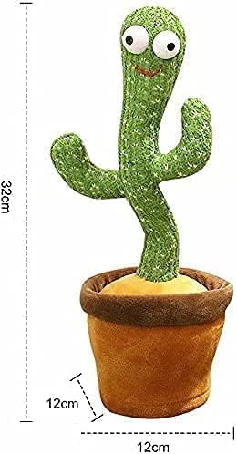 Talking & Dancing Cactus Toy for Kids, Can Sing, Wriggle and Recording Repeat What You Say Funny Educational Toys for Children Playing Home Decor Item