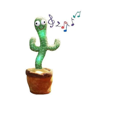 Talking & Dancing Cactus Toy for Kids, Can Sing, Wriggle and Recording Repeat What You Say Funny Educational Toys for Children Playing Home Decor Item