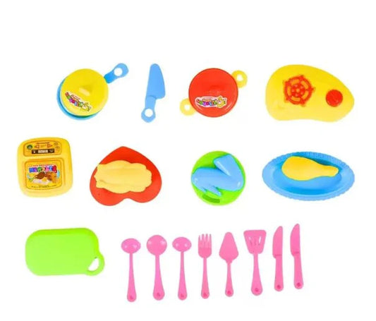 Kitchen Set Toy – Multi-Color Cooking Playset for Girls with Realistic Utensils, Play Food, and Interactive Kitchen Accessories for Imaginative Role-Playing Fun