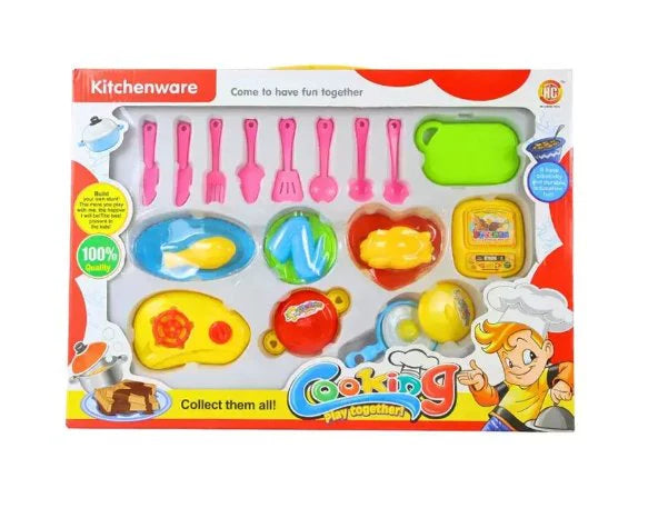 Kitchen Set Toy – Multi-Color Cooking Playset for Girls with Realistic Utensils, Play Food, and Interactive Kitchen Accessories for Imaginative Role-Playing Fun